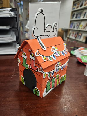 Snoopy Holiday House Craft