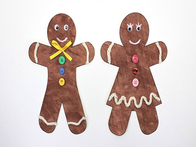 Gingerbread People Craft