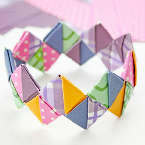 Folded Paper Bracelets